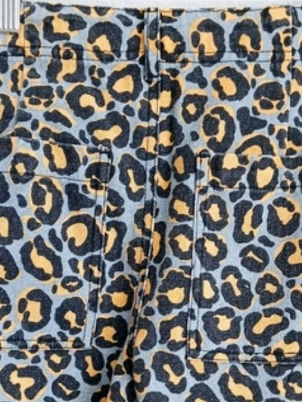 Asos Blue Leopard Shorts Size 26 Streetwear
